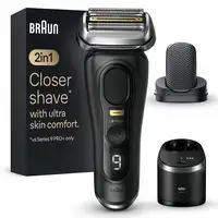 Braun Series 9 Pro+ 9590cc Wet & Dry Máquina de afeitar de láminas Recortadora Neg