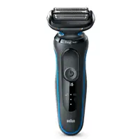Braun 51-B1000s Máquina de afeitar de láminas Negro, Azul