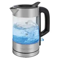 ProfiCook PC-WKS 1229 G tetera eléctrica 1 L 1600 W Acero inoxidable, Transparente