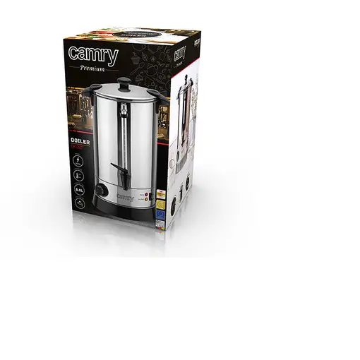 Camry Premium CR 1267 tetera eléctrica 8,8 L 980 W Negro, Acero inoxidable