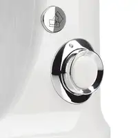 Haeger Glass Cake 700 Batidora de varillas 700 W Color aguamarina, Blanco