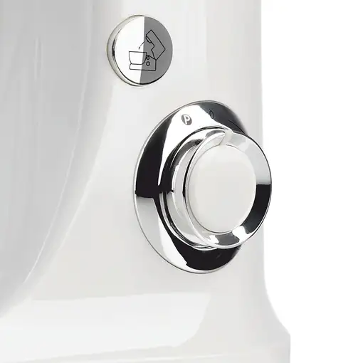 Haeger Glass Cake 700 Batidora de varillas 700 W Color aguamarina, Blanco