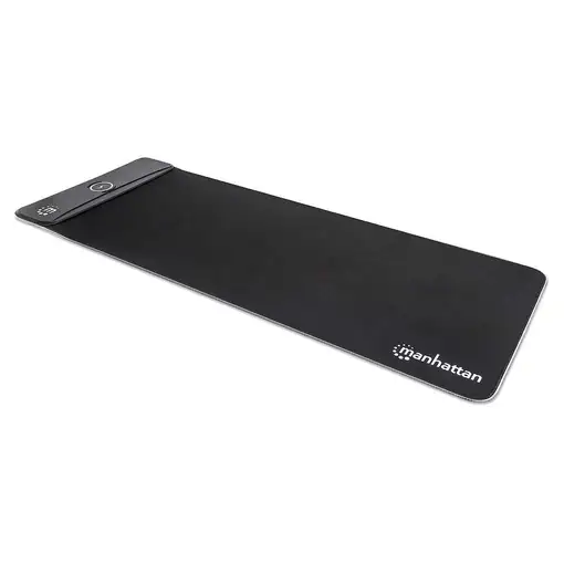 Manhattan Mousepad Gaming tamaño XXL con luz LED y Cargador Inalámbrico
