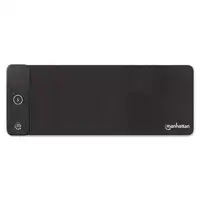 Manhattan Mousepad Gaming tamaño XXL con luz LED y Cargador Inalámbrico