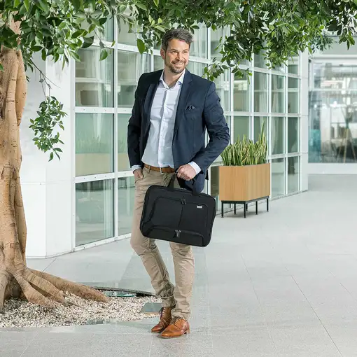 DICOTA Eco Top Traveller PRO 35,8 cm (14.1'') Maletín Toploader Negro