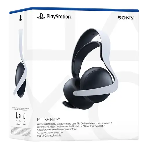 Sony PULSE Elite Auriculares Inalámbrico Diadema Juego Bluetooth Negro, Blanco