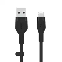 Belkin Cbl Silicqe USB-A LTG 2M noir Negro