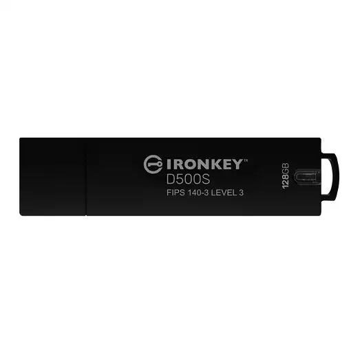 Kingston Technology IronKey 128GB D500S FIPS 140-3 Lvl 3 AES-256