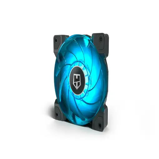 NOX H-SYNC Carcasa del ordenador Ventilador 12 cm Negro, Transparente