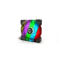 NOX H-SYNC Carcasa del ordenador Ventilador 12 cm Negro, Transparente