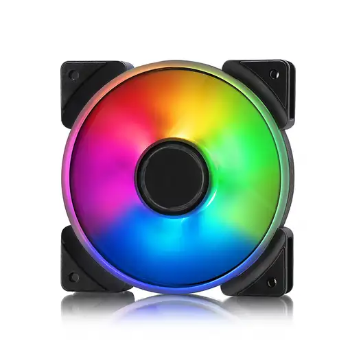 Fractal Design Prisma AL-12 PWM Carcasa del ordenador Ventilador 12 cm Negro, Blan