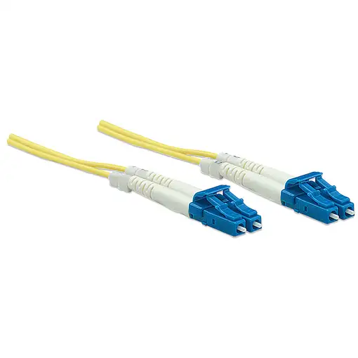 Intellinet 471893 Cable de fibra óptica e InfiniBand 3 m LC Amarillo