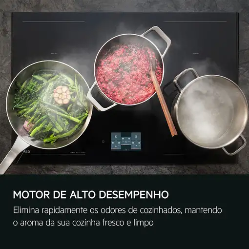 AEG GB87D91CB De pared Negro A+ 760 m³/h