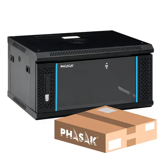 Phasak Mural Rack Pro 19'' 6U Desmontado - Envio Flat Pack - PHO 2106D