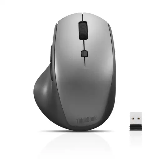 Lenovo 4Y50V81591 ratón Oficina mano derecha RF inalámbrico Óptico 2400 DPI