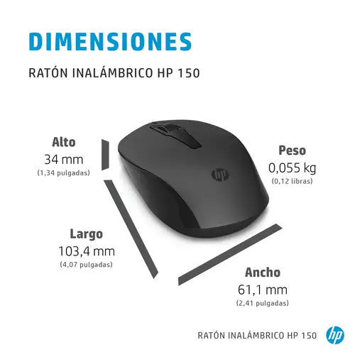 HP Ratón inalámbrico 150