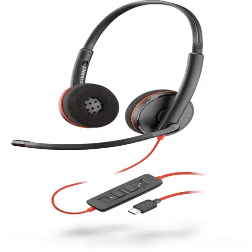 POLY Blackwire C3220 Auriculares Alámbrico Diadema Oficina/Centro de llamadas USB