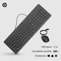 HP Teclado y ratón con cable 150