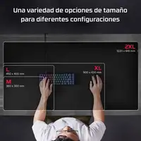 HyperX Pulsefire Mat - Alfombrilla de ratón gaming - Tela (L)