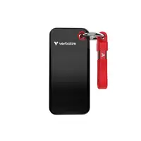 Verbatim Pocket SSD 1 TB USB Tipo C 3.2 Gen 2 (3.1 Gen 2) Negro, Rojo