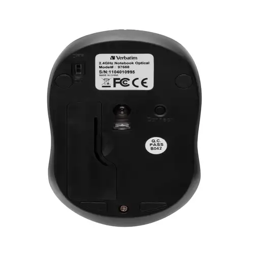 Verbatim Go Nano ratón Oficina Ambidextro RF inalámbrico 1600 DPI