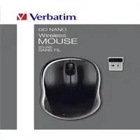 Verbatim Go Nano ratón Oficina Ambidextro RF inalámbrico 1600 DPI