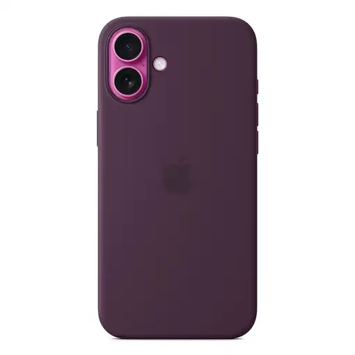 Apple Funda de silicona con MagSafe para el iPhone 16 Plus - Ciruela