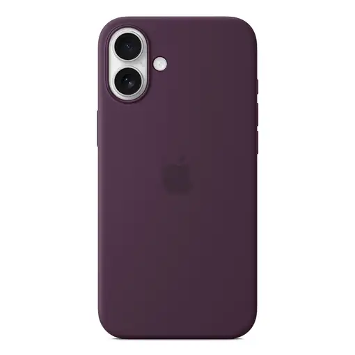 Apple Funda de silicona con MagSafe para el iPhone 16 Plus - Ciruela