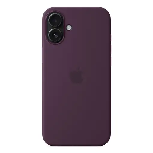 Apple Funda de silicona con MagSafe para el iPhone 16 Plus - Ciruela
