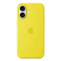 Apple Funda de silicona con MagSafe para el iPhone 16 - Amarillo carambola