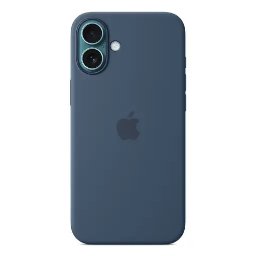 Apple Funda de silicona con MagSafe para el iPhone 16 Plus - Azul denim