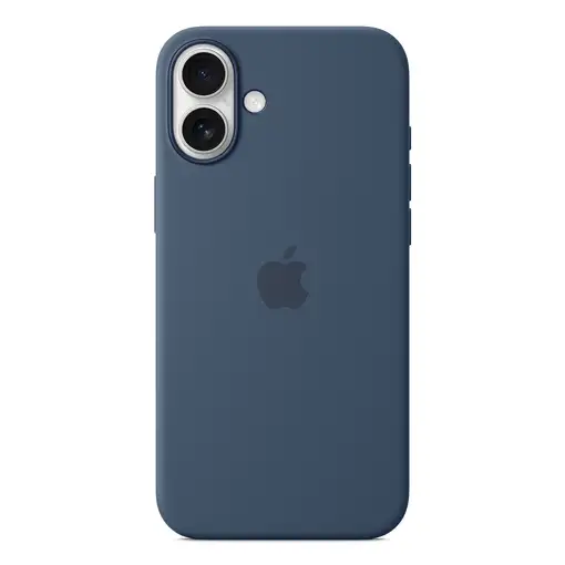 Apple Funda de silicona con MagSafe para el iPhone 16 Plus - Azul denim