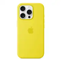 Apple Funda de silicona con MagSafe para el iPhone 16 Pro - Amarillo carambola