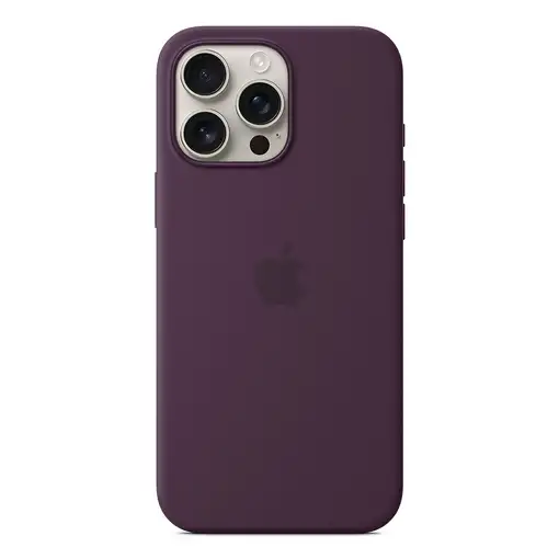 Apple Funda de silicona con MagSafe para el iPhone 16 Pro Max - Ciruela
