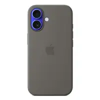 Apple Funda de silicona con MagSafe para el iPhone 16 - Gris piedra