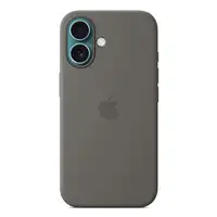 Apple Funda de silicona con MagSafe para el iPhone 16 - Gris piedra