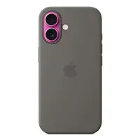Apple Funda de silicona con MagSafe para el iPhone 16 - Gris piedra