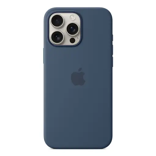 Apple Funda de silicona con MagSafe para el iPhone 16 Pro Max - Azul denim