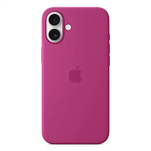 Apple Funda de silicona con MagSafe para el iPhone 16 Plus - Fucsia