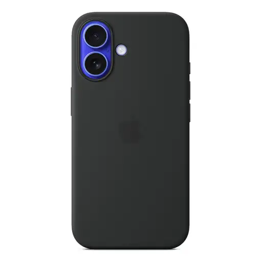 Apple Funda de silicona con MagSafe para el iPhone 16 - Negro