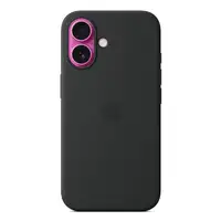 Apple Funda de silicona con MagSafe para el iPhone 16 - Negro
