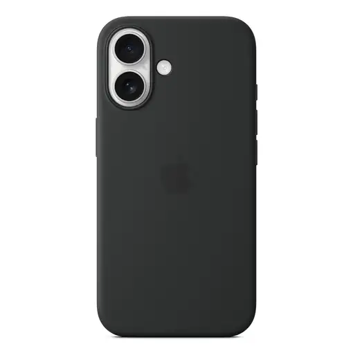 Apple Funda de silicona con MagSafe para el iPhone 16 - Negro
