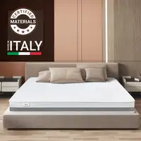 The White Stone Colchón Basic Matrimonial 160x220 Memory|H25 cm|M. in Italy