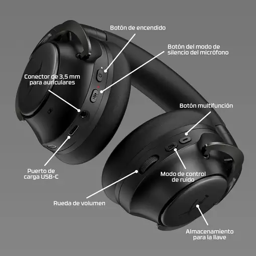 HyperX Cloud MIX 2 - Auriculares gaming (Negro)