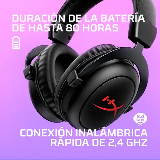 Auriculares gaming inalámbricos HyperX Cloud II Core