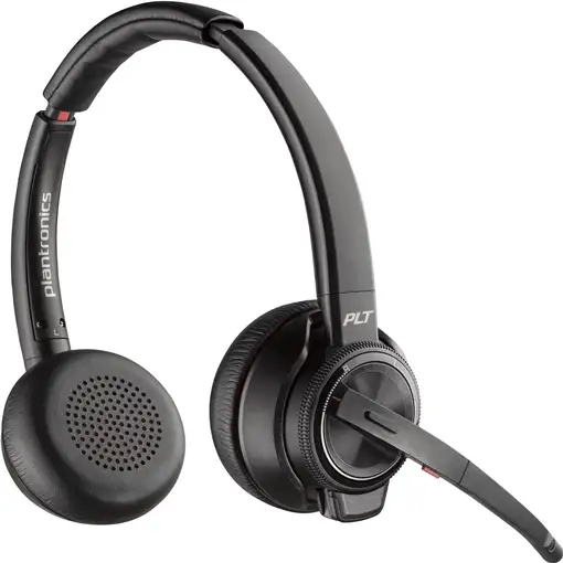 POLY Auriculares Savi 8220 UC con certificación Microsoft Teams DECT 1880-1900 MHz