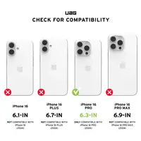 Urban Armor Gear Plyo funda para teléfono móvil 16 cm (6.3") Negro, Bronce