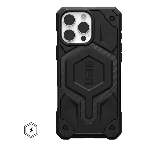 Urban Armor Gear Monarch Pro funda para teléfono móvil 16 cm (6.3'') Negro, Carbono