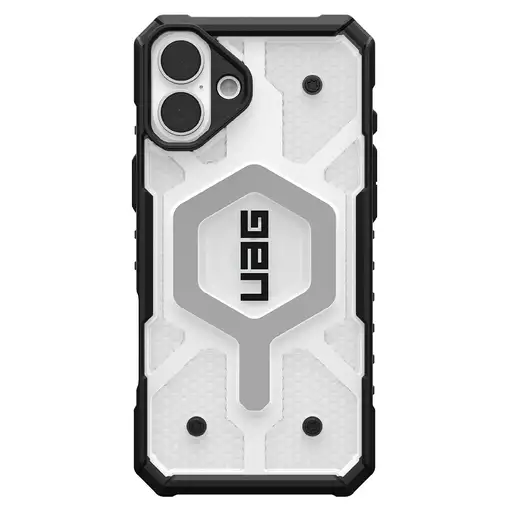 U by UAG Pathfinder Clear funda para teléfono móvil 17 cm (6.7'') Negro, Plata
