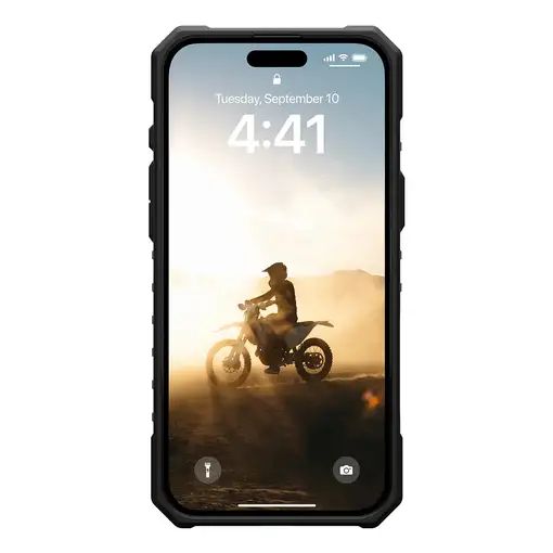 U by UAG Pathfinder Clear funda para teléfono móvil 17 cm (6.7'') Negro, Plata